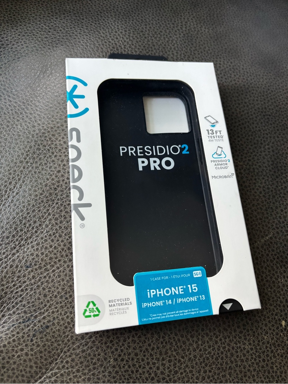 Speck Presidio2 Pro Black Phone Case for iPhone 15/14/13